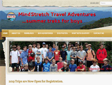 Tablet Screenshot of mindstretchadventures.com